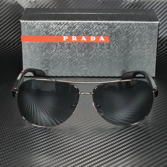 Prada Men's Black and Grey Sunglasses! - Picture 2 of 4